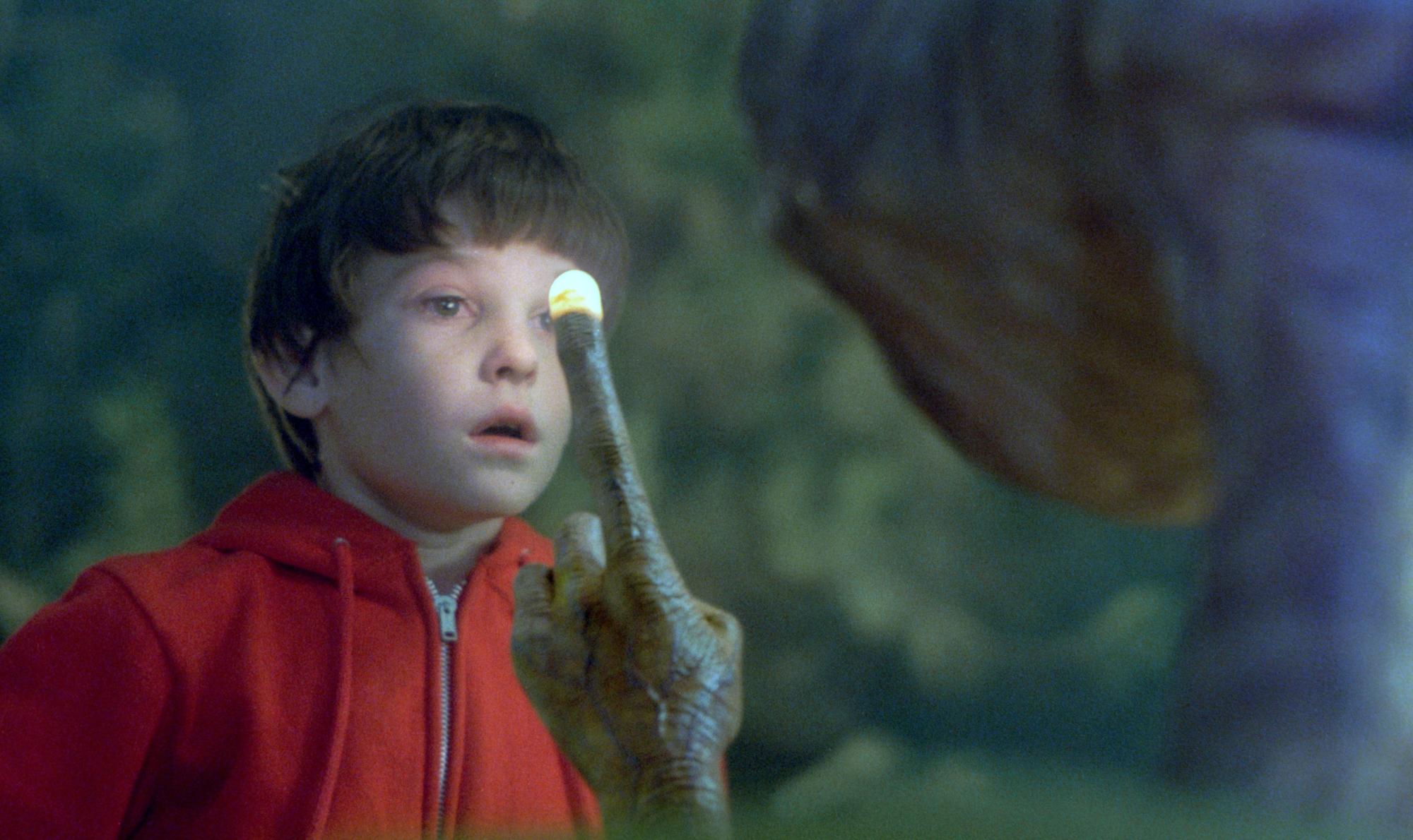 Scène du film "E.T. l'extraterrestre" réalisé par Steven Spielberg en 1982. [AFP - Universal Pictures]