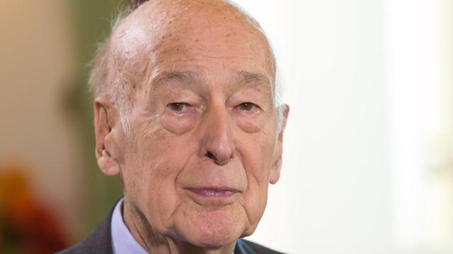 Valéry Giscard d'Estaing, lors de l'entretien qu'il a accordé à la RTS. [RTS - Laurent Bleuze]