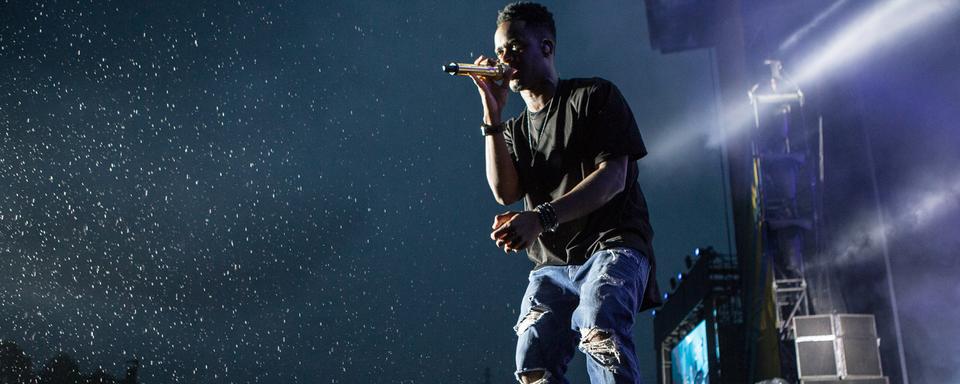 Black M sur la grande scène du Paléo Festival. [Paléo 2017 - bsoula]