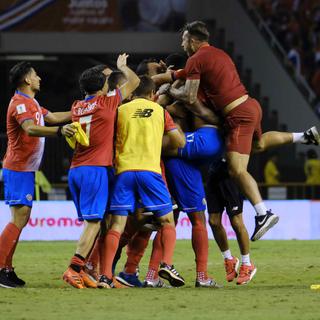 L'équipe de football du Costa Rica. [Keystone - Jeffrey Arguedas - EPA]