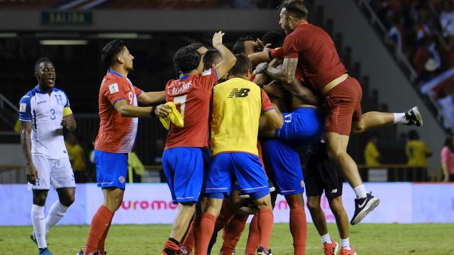 L'équipe de football du Costa Rica. [Keystone - Jeffrey Arguedas - EPA]