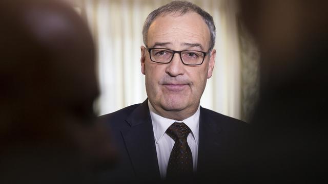 Le conseiller fédéral Guy Parmelin. [Cyril Zingaro]