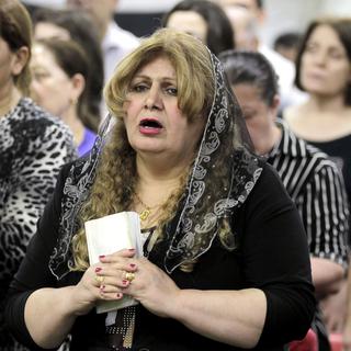 Les Chrétiens irakiens exilés en Jordanie n'ont guère d'espoir de retour. [AFP - Khalil Mazraawi]