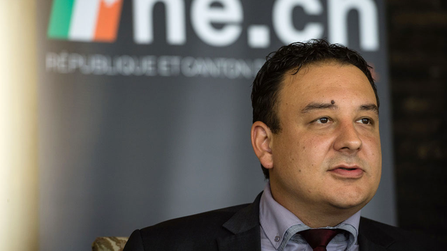 Le conseiller d'Etat neuchâtelois Jean-Nat Karakash. [Keystone - Stefan Meyer]