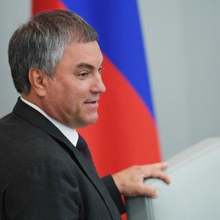 Viatcheslav Volodine, président de la Douma, le parlement russe. [Sputnik/AFP - Vladimir Fedorenko]
