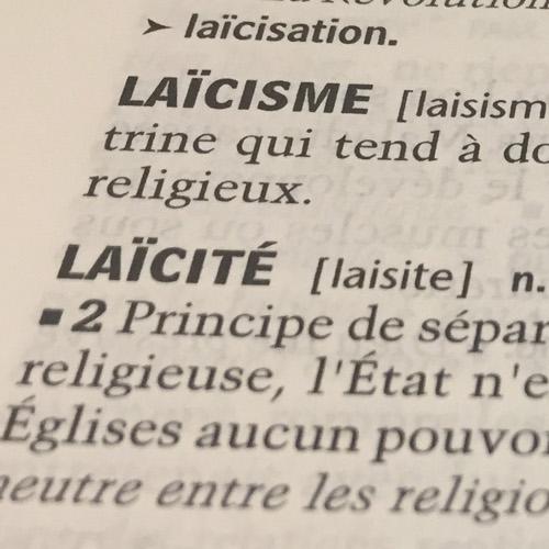 La laïcité. [Photo RTS Découverte - Le Petit Robert]