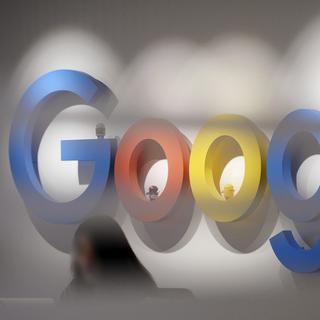 Le logo de Google dans un bureau régional. [Keystone - Kim Jin-a]