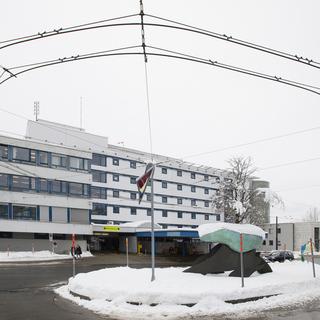 L'hôpital de La Chaux-de-Fonds. [Keystone - Stefan Meyer]