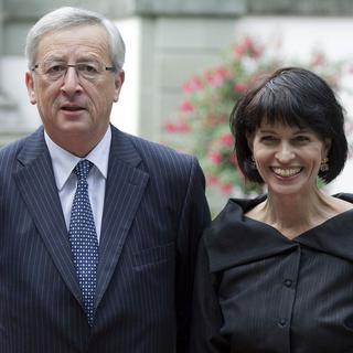 Jean-Claude Juncker et Doris Leuthard (ici à Luxembourg en septembre 2010). [Keystone - Peter Schneider]