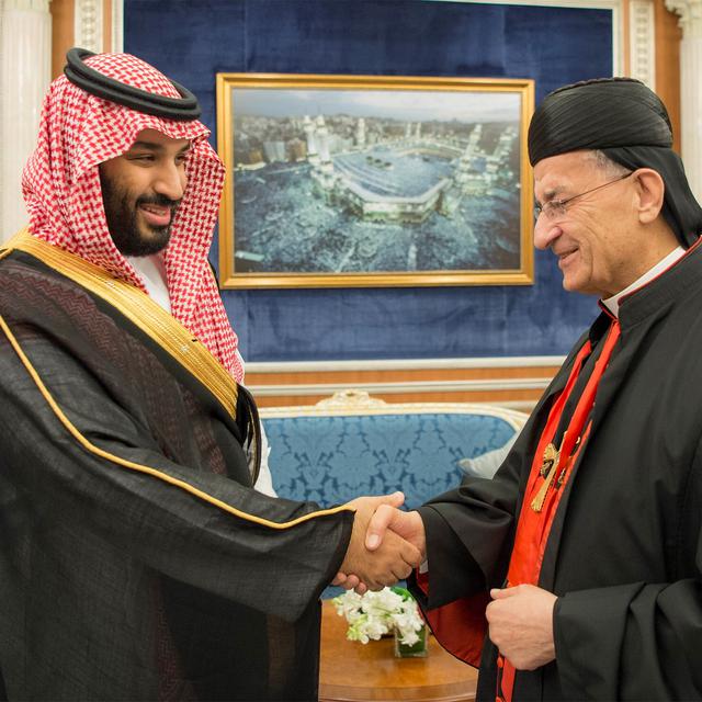 Le roi Salmane a reçu mardi le cardinal Bechara Raï, un patriarche maronite. [ANADOLU AGENCY/ AFP - Bandar Algaloud]