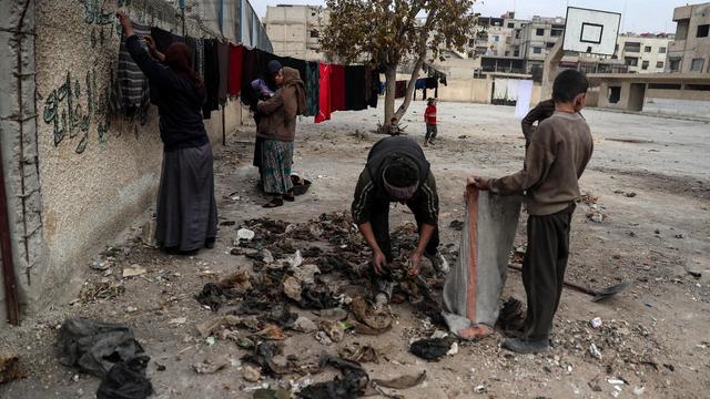 La zone rebelle de la Ghouta orientale, proche de Damas. [EPA/Keystone - Mohammed Badra]