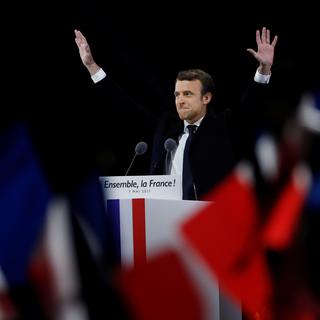 L'élection d'Emmanuel Macron suscite de grands espoirs dans les régions frontalières françaises. [AFP - Patrick Kovarik]