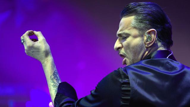 Dave Gahan, chanteur du groupe britannique Depeche Mode. [AFP - Soeren Stache]