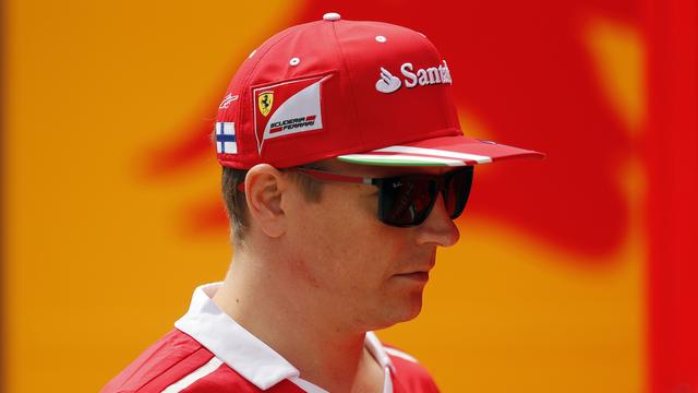 Raikkonen roulera une saison de plus au volant d'une Ferrari. [KEYSTONE - Frank Augstein]