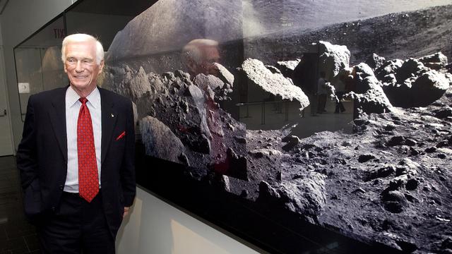 Gene Cernan, dernier astronaute à avoir foulé le sol de la Lune. [reuters - Chip East CME]