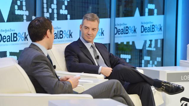 Le fondateur de Third Point, Daniel Loeb, lors d'une conférence organisée par le New York Times en 2013. [AFP - Larry Busacca]