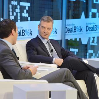 Le fondateur de Third Point, Daniel Loeb, lors d'une conférence organisée par le New York Times en 2013. [AFP - Larry Busacca]