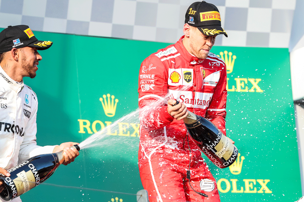Formule 1: Sebastian Vettel est sorti vainqueur à Melbourne. [AFP - Asanka Brendon Ratnayake]