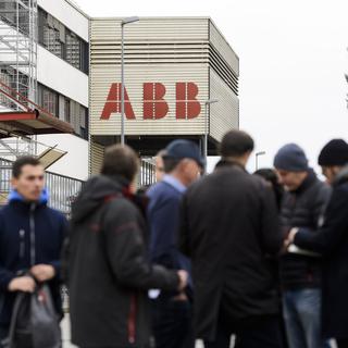 Le site genevois d'ABB était en arrêt de production depuis six jours. [Keystone - Jean-Christophe Bott]