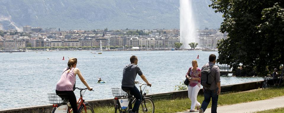 Le sentiment d'insécurité affiche un recul significatif à Genève. [Keystone - Salvatore Di Nolfi]