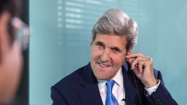 John Kerry a été chef de la diplomatie américaine pendant le deuxième mandat du président Barack Obama, entre 2013 et 2017. [RTS - Laurent Bleuze]