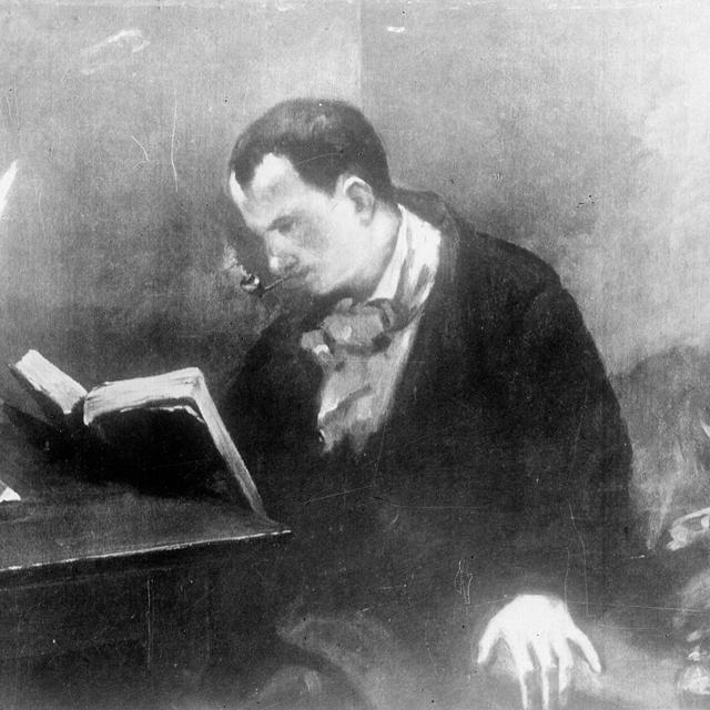 Charles Baudelaire (1821-1867), écrivain français. Peinture de Gustave Courbet (1819-1877). Musée de Montpellier. [AFP - Collection Roger-Viollet / Roger-Viollet]