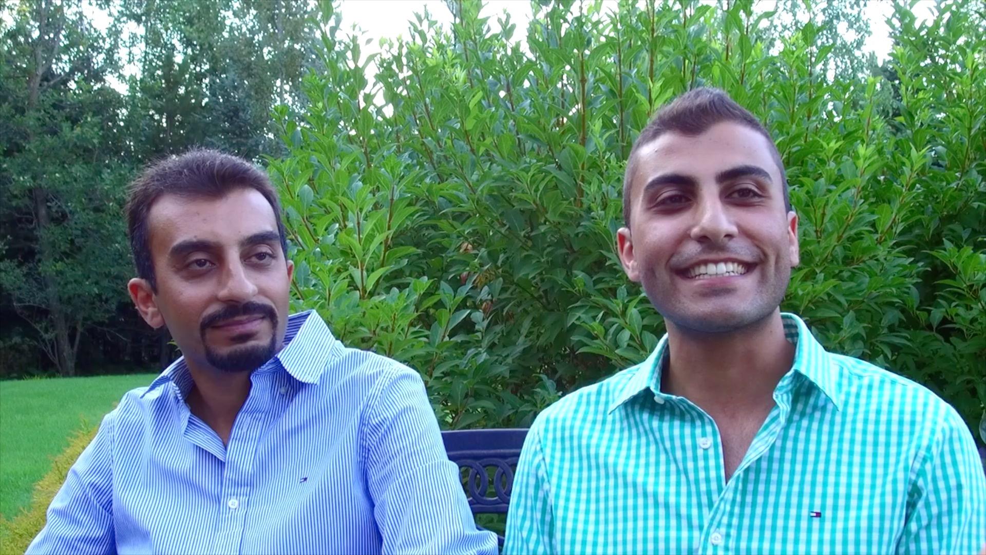 Naeem et Lusian Shanwar, musiciens syriens vivant à Montréal [RTS - Miruna Coca-Cozma]