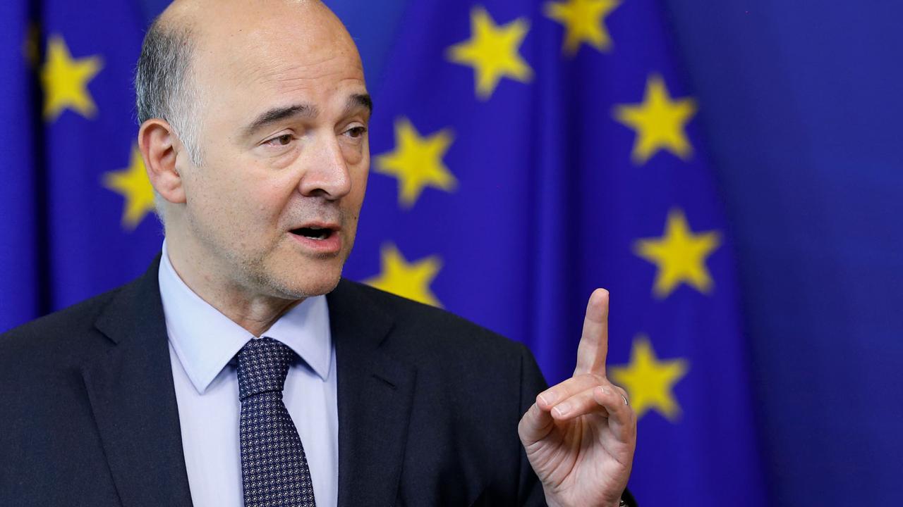 Le commissaire européen Pierre Moscovici. [Reuters - François Lenoir]