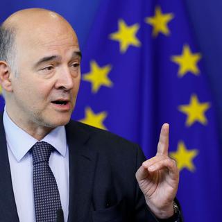 Le commissaire européen Pierre Moscovici. [Reuters - François Lenoir]