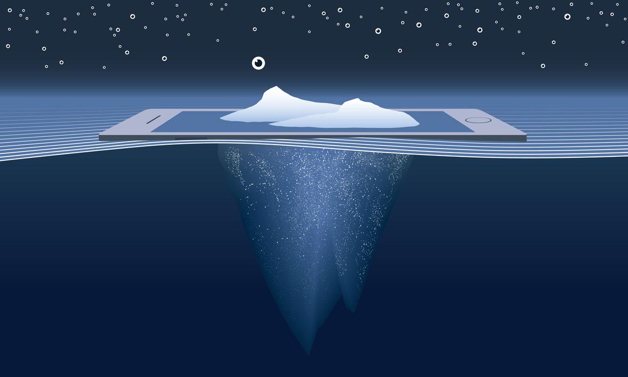 Le Big data, ou la partie invisible de l'iceberg.