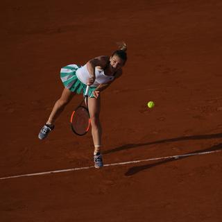 Simona Halep le 8 juin 2017 à Roland-Garros. [AFP - Alexey Filippov / Sputnik]