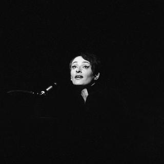 Barbara (1930-1997), chanteuse française. [AFP - Roger-Viollet]