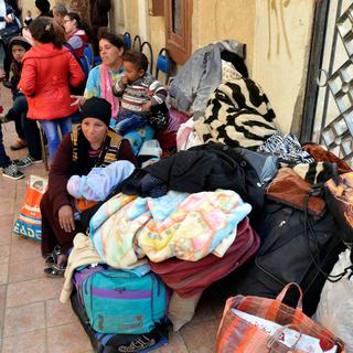 De nombreuses familles chrétiennes du Sinaï ont trouvé refuge à Ismalia. [SRT/EPA/Keystone]