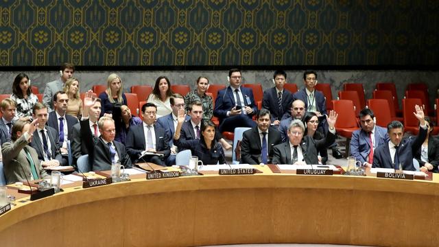 Le Conseil de sécurité de l'ONU a adopté de nouvelles sanctions contre Pyongyang. [EPA/Keystone - Andrew Gombert]