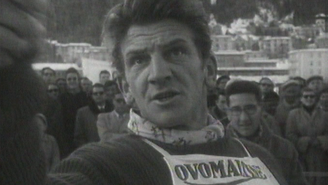 Le skieur Georges Schneider dans les années 50. [RTS]