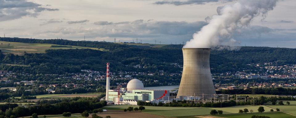 La centrale nucléaire de Leibstadt, dans le canton d'Argovie. [Keystone - Alessandro Della Bella]