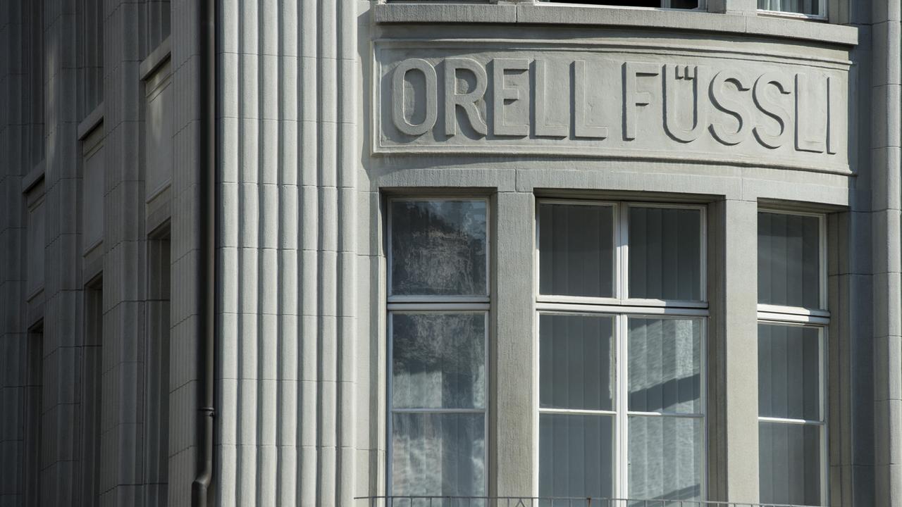 Le siège de l'entreprise Orell Füssli à Zurich. [Keystone - Ennio Leanza]