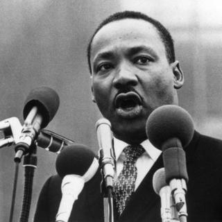 Martin Luther King en plein discours.
str
Keystone [Keystone - str]
