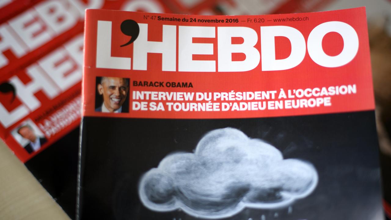 Le magazine L'Hebdo va cesser de paraître en février 2017. [Keystone - Laurent Gillieron]