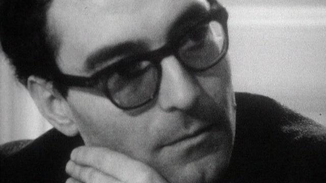 Jean-Luc Godard parle du film Alphaville. [RTS]