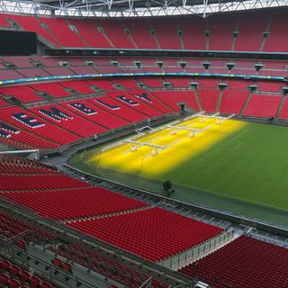 Le stade de Wembley à Londres, qui accueille les matchs de la Premier League. [AP/Keystone - Rob Harris]