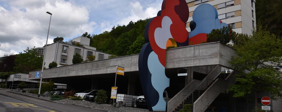 L'Hôpital du Jura bernois à Moutier. [RTS - Gaël Klein]