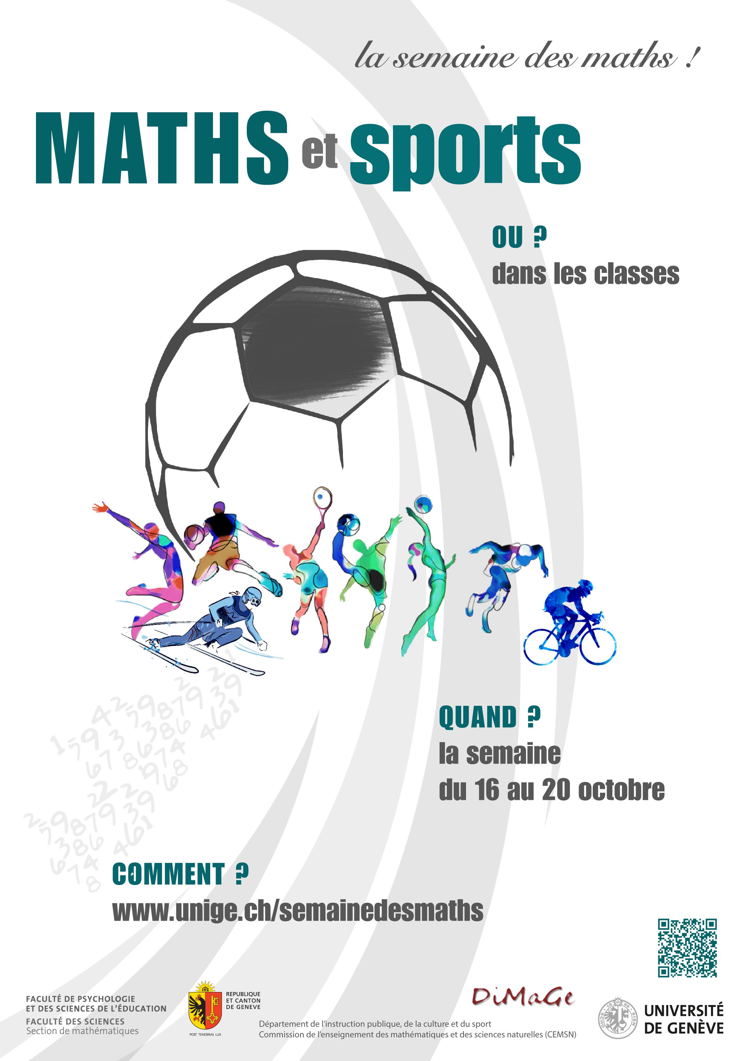 La Semaine des maths 2017 combine maths et sports [République et canton de Genève - UNIGE]