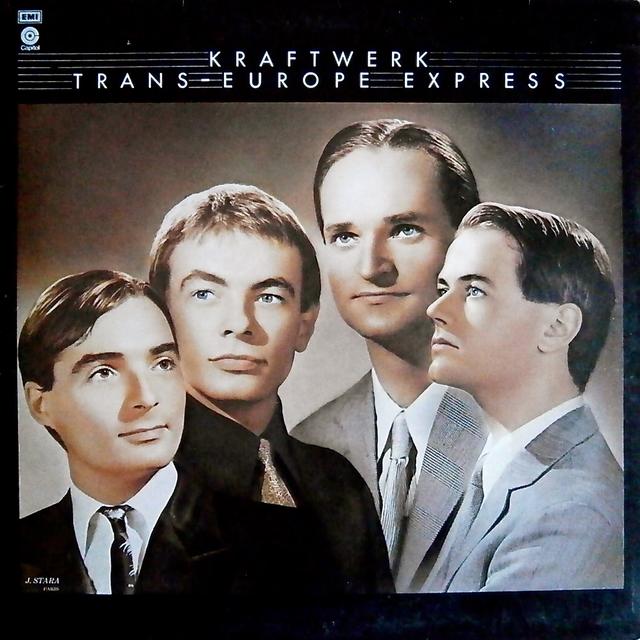La pochette de "Trans-Europe Express" de Kraftwerk. [EMI]