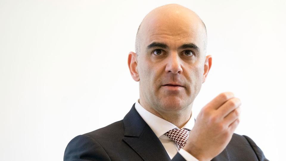 Le conseiller fédéral Alain Berset. [Keystone - Anthony Anex]