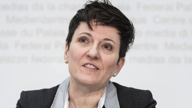 Nicoletta della Valle, la directrice de fedpol. [Keystone - Alessandro della Valle]