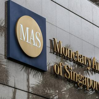 Vue du Monetary Authority of Singapore (MAS), l'autorité monétaire de Singapour. [Keystone - WALLACE WOON]