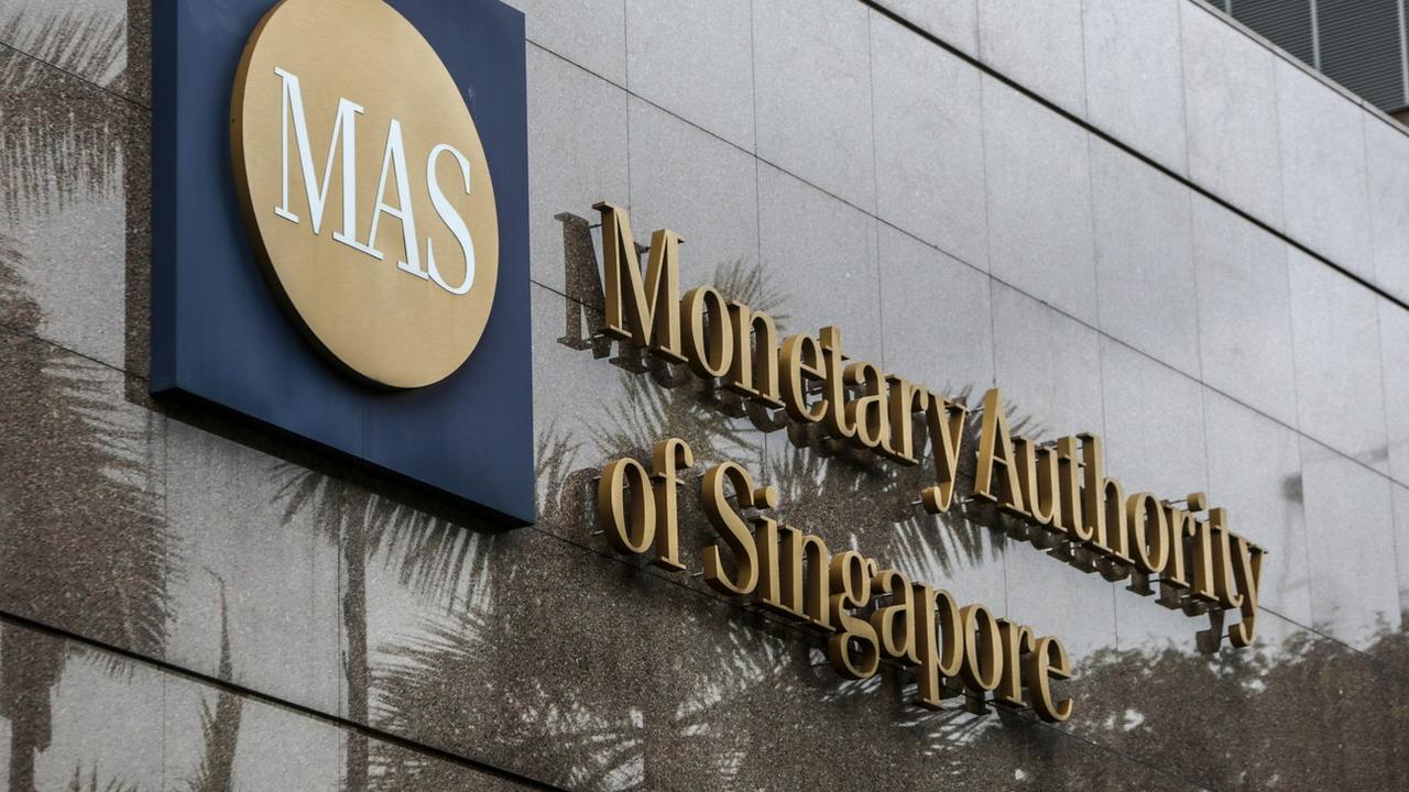 Vue du Monetary Authority of Singapore (MAS), l'autorité monétaire de Singapour. [Keystone - WALLACE WOON]