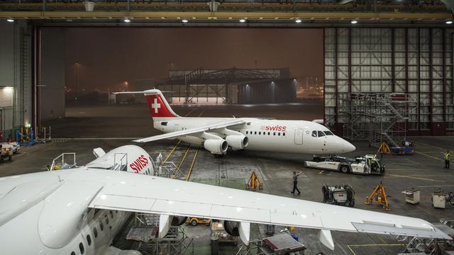 Les Jumbolinos de Swiss ont terminé leur carrière dans le ciel suisse. [Christian Beutler]