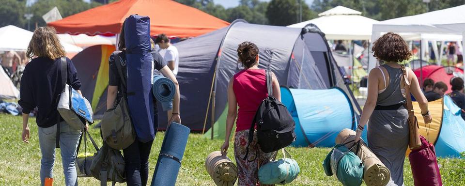 Le camping accueillera une section plus luxueuse équipée de petites maisons et de tentes en dur. [Keystone - Salvatore Di Nolfi]